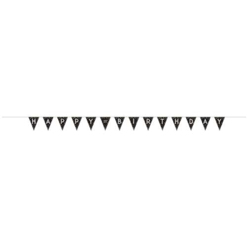 Sparkling Celebration Add Any Age Pennant Banner - Click Image to Close